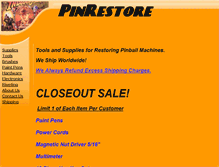 Tablet Screenshot of pinrestore.com